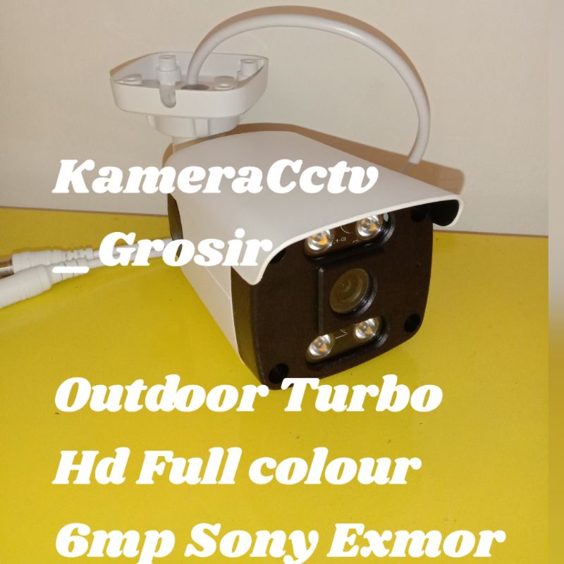 Kamera cctv ColorVu outdoor 6mp full hd 1080p 24 jam bewarna