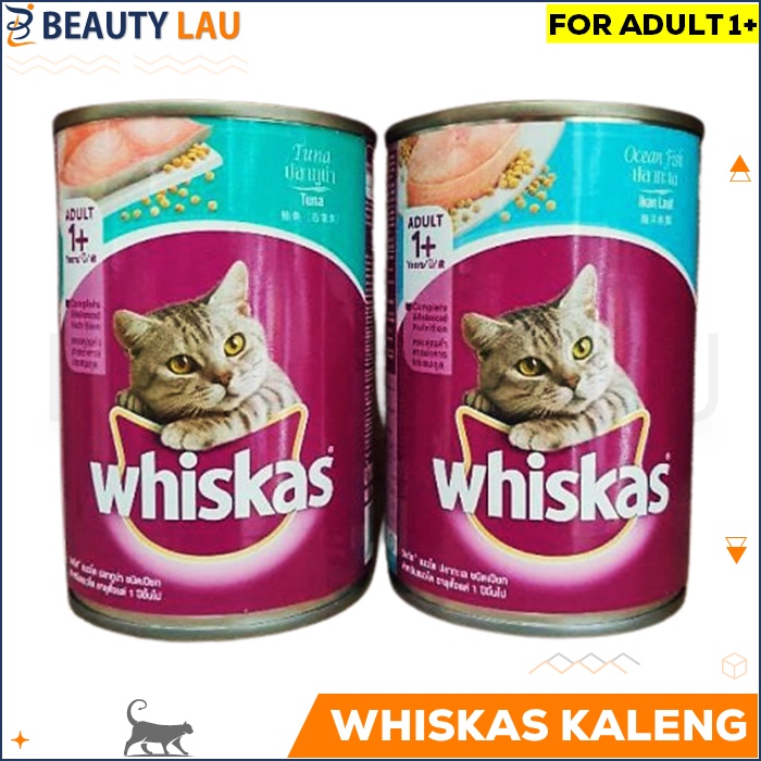 WHISKAS BASAH KALENG 400GR WISKAS MAKANAN BASAH KUCING WET FOOD ADULT MURAH