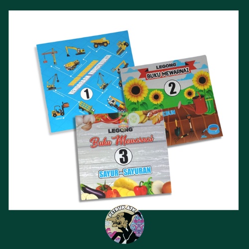 

[PCS] BUKU MEWARNAI / COLORING BOOK SERI 1 - 12 LEGONG*