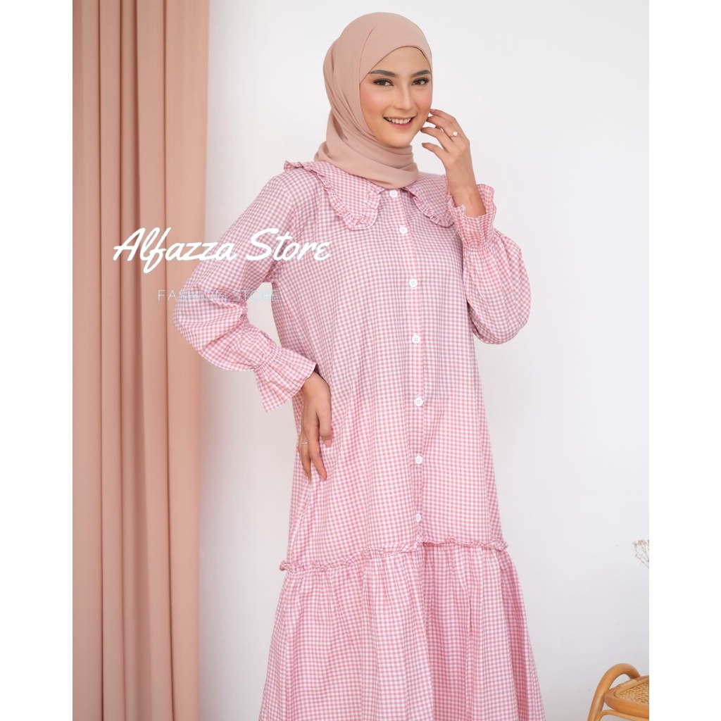 ALFAZZA STORE - TALITHA TUNIK - LONG TUNIK - Tarta Midi Pakaian Wanita Dress Midi - TERMURAH - KATUN PREMIUM - PAKAIAN WANITA - ATASAN - KEMEJA - KASUAL - VINTAGE - BIGSIZE - COD