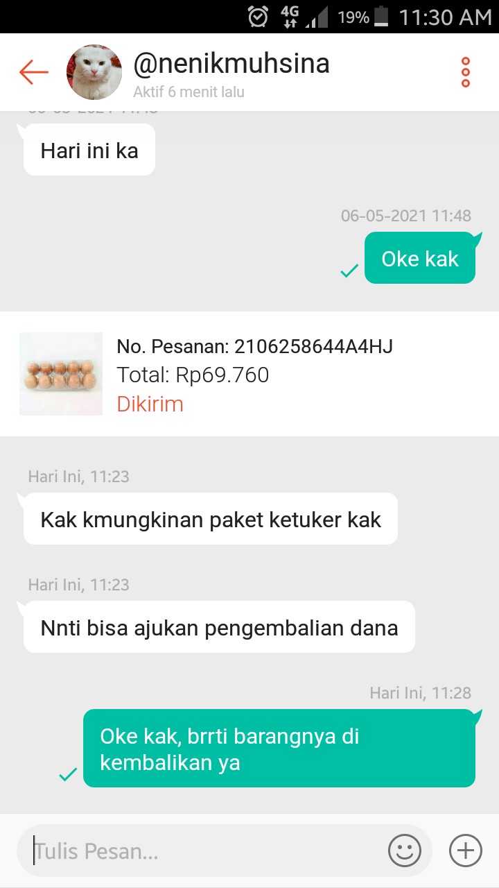 Mika Telur Tanpa Pengunci 50 Pcs Isi 10 Telur / Mika Telor / Tempat Telor