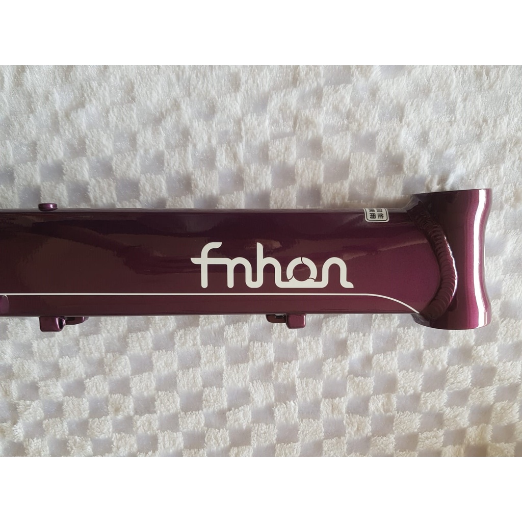 Frame Fork Fnhon Blast Discbrake 20 22 inch Warna Ungu Purple