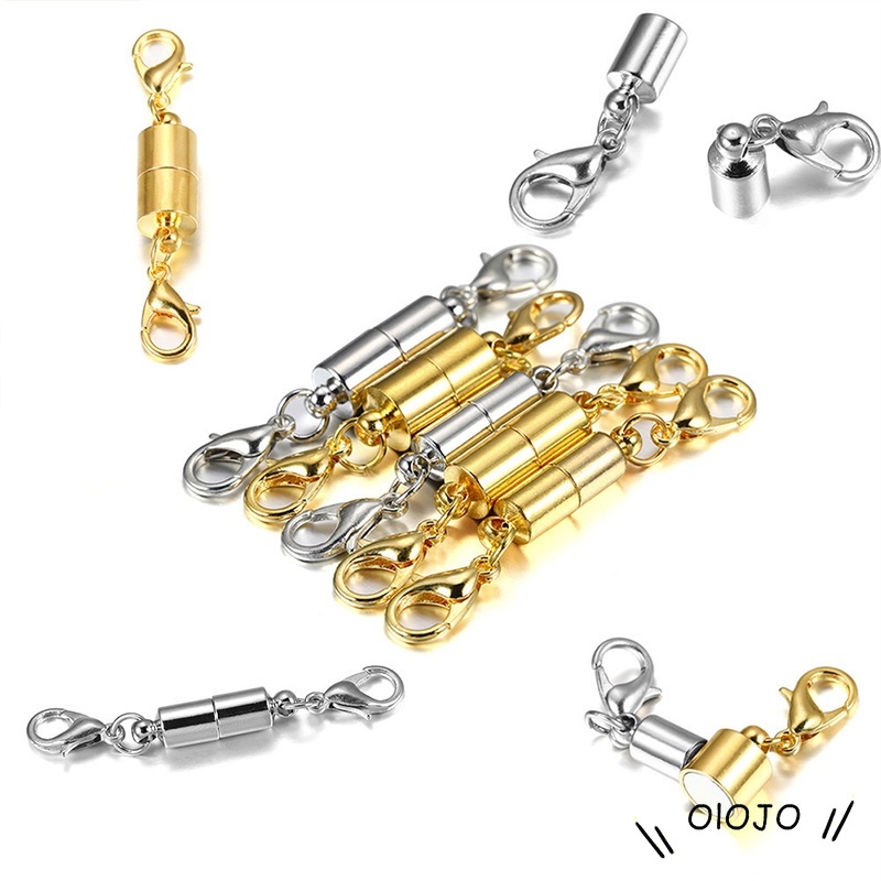 5 pcs/6 pcs Kalung Gelang Konektor Gesper Gesper Magnetik Merek Baru DIY Aksesoris Extender - ol