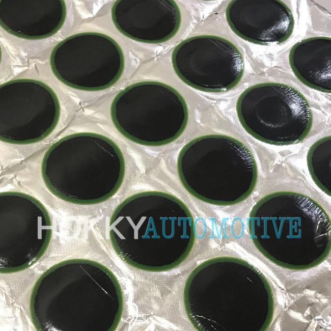 Ready stock] tambal ban luar maruni 4,3cm / lembaran karet tambal ban luar maruni