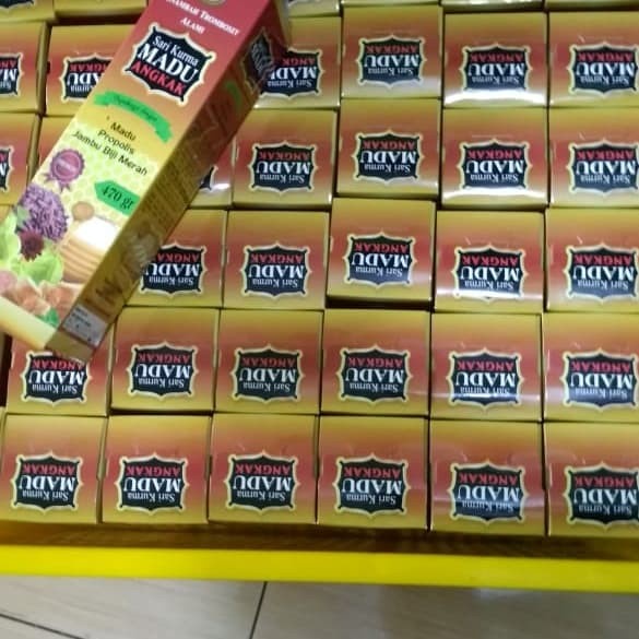 

TRADISIONALMINUMAN- SARI KURMA MADU ANGKAK PLUS PROPOLIS JAMBU BIJI ASLI / ORIGINAL 470 GR -MINUMAN-