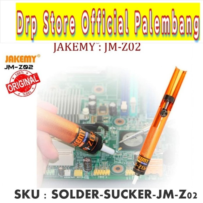 Penyedot Timah JAKEMY JM-Z02 ORIGINAL / Solder Sucker / Sedot Remove