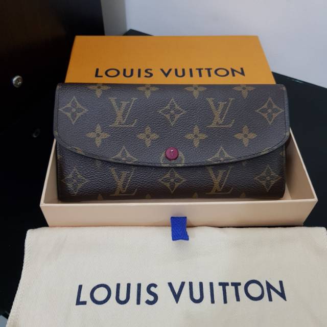 Preloved lv wallet emilie 2017