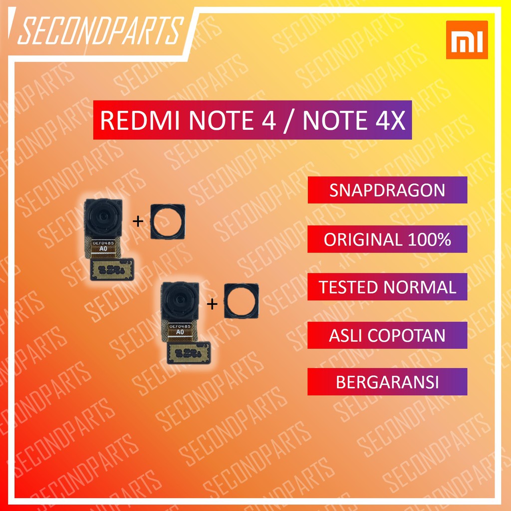 KAMERA DEPAN XIAOMI REDMI NOTE 4 / NOTE 4X SNAPDRAGON ORIGINAL COPOTAN