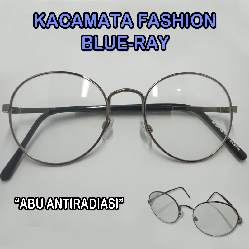 Kacamata Anti Radiasi Komputer &amp; hp Kacamata Wanita Pria Frame Oval Kacamata Blueray Kaca mata Korea