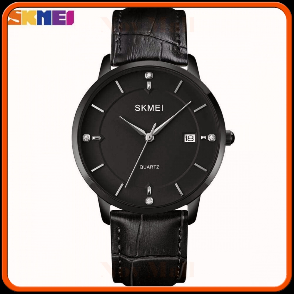 SKMEI Jam Tangan Analog Pria Strap Kulit - 1801