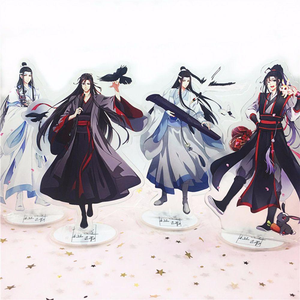 Augustina Mo Dao Zu Shi Jin Ling Jiang Cheng Dekorasi Mainan Koleksi Model Action Figure Wei Wuxian Desktop Standing Kartu Figure Model Plat