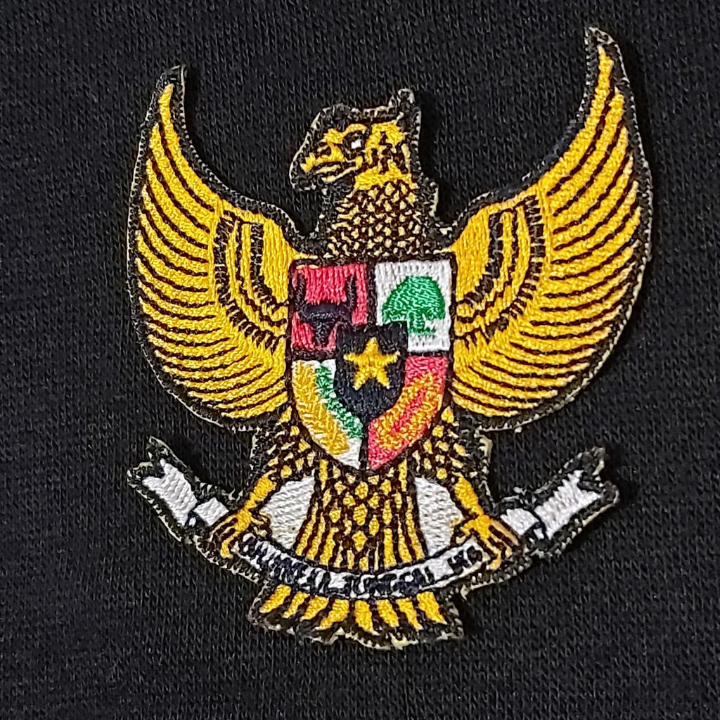 Logo bordir GARUDA emblem patch tempelan 6.5cm x 6.5 cm