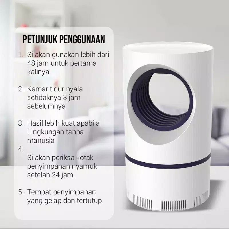 alat Perangkap Nyamuk Elektrik Pembasmi Nyamuk Lampu led uv Anti Nyamuk