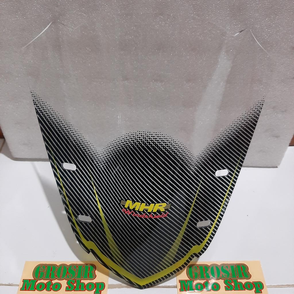 Jual Windshield Aerox Mhr Carbon Visor Yamaha Aerox Carbon Mhr Shopee Indonesia