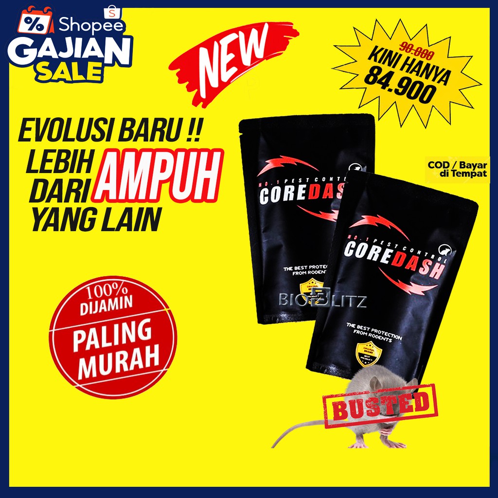Coredash Racun Tikus Pembasmi Tikus Super Ampuh