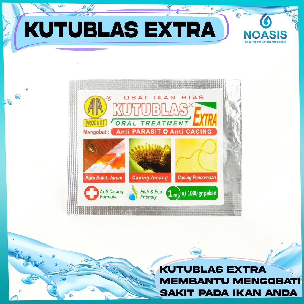 KUTUBLAST EXTRA KUTUBLAS EKSTRA OBAT KUTU IKAN OBAT PARASIT IKAN