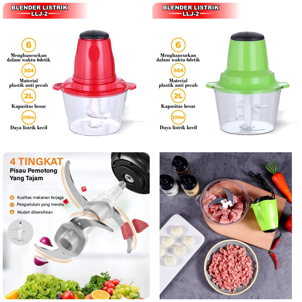 Promo Blender Capsule Cutter Meat Grinder Blender Serbaguna Gilingan Daging LJJ-2 - Unikdekorasi