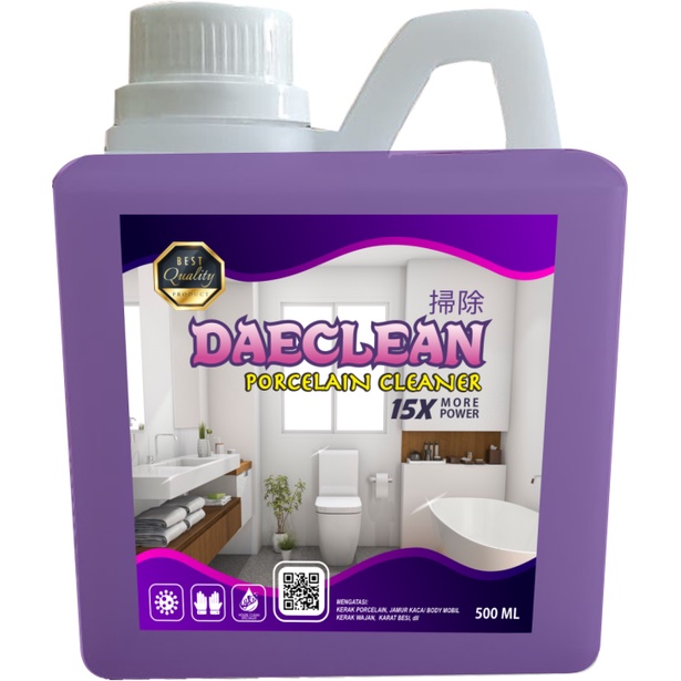 ORIGINAL DAECLEAN Pembersih Kerak Kamar Mandi Kloset WC Lantai Keramik Noda Kaca Multiquna non HCL