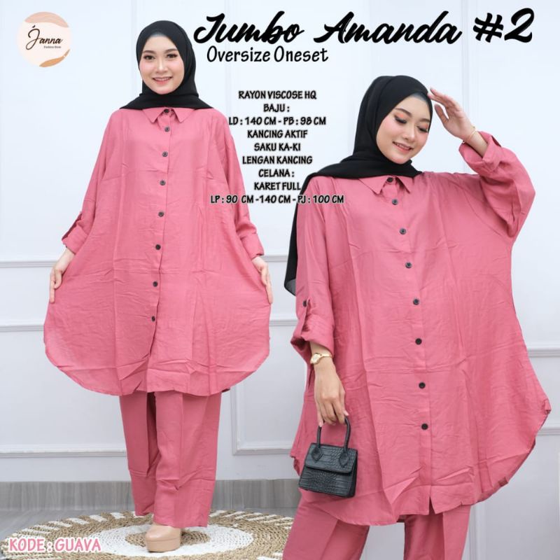 AMANDA ONE SET JUMBO LD140 XXXXXL RAYON ORIGINAL MAYRA
