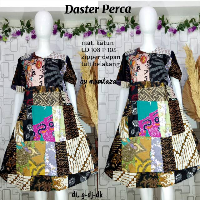 Daster Payung Perca, Daster Kain Perca, Daster Payung Solo, Daster Batik Perca,Daster batik payung.