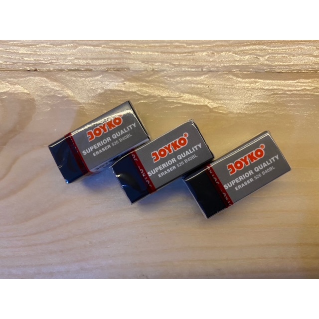 

Penghapus JOYKO Kecil HITAM /Eraser Joyko B40BL/Hapusan Stip