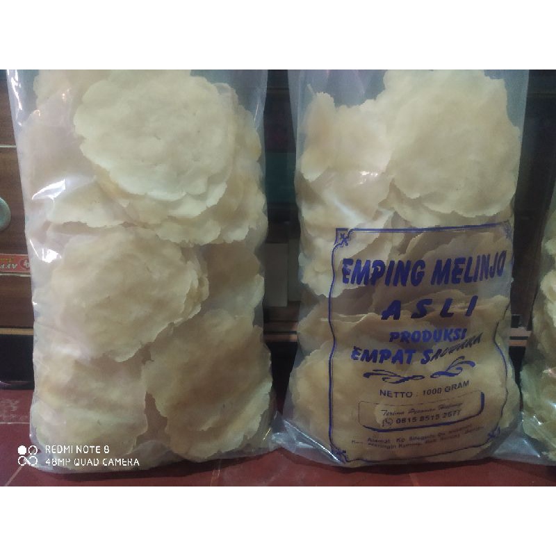 

Emping Melinjo SUPER JUMBO ASLI 1Kg ENAK