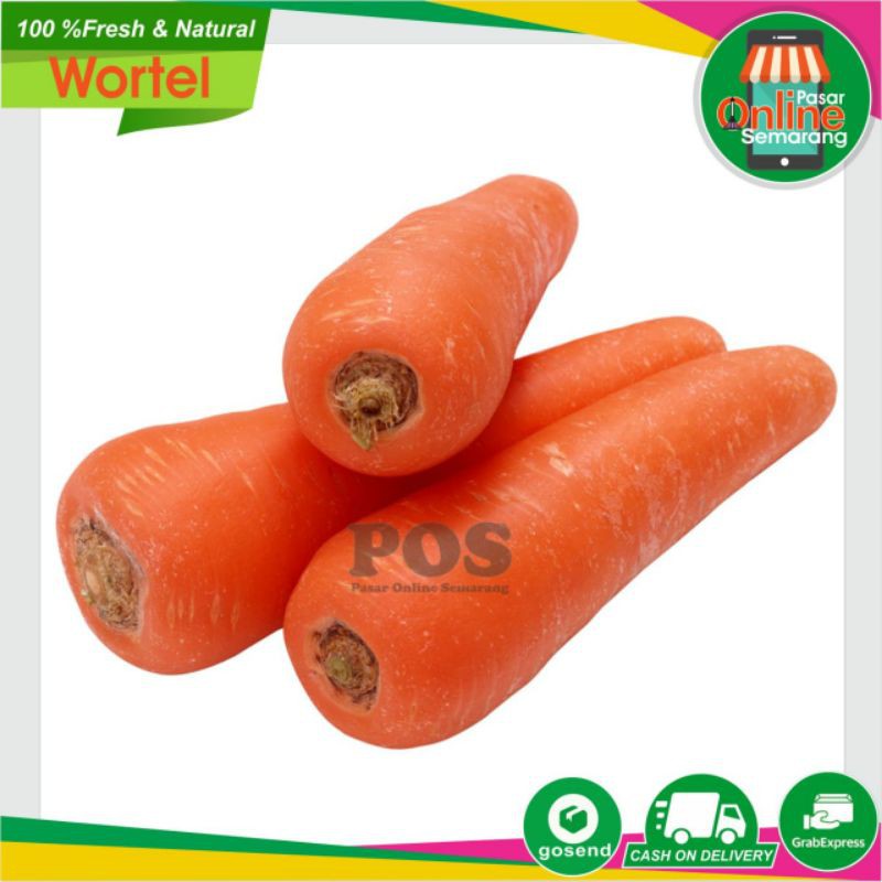 

Sayur Sayuran Wortel / Wortel Brasagi / Carrot / Sayuran Semarang Murah / Segar / Fresh/Sayur Online
