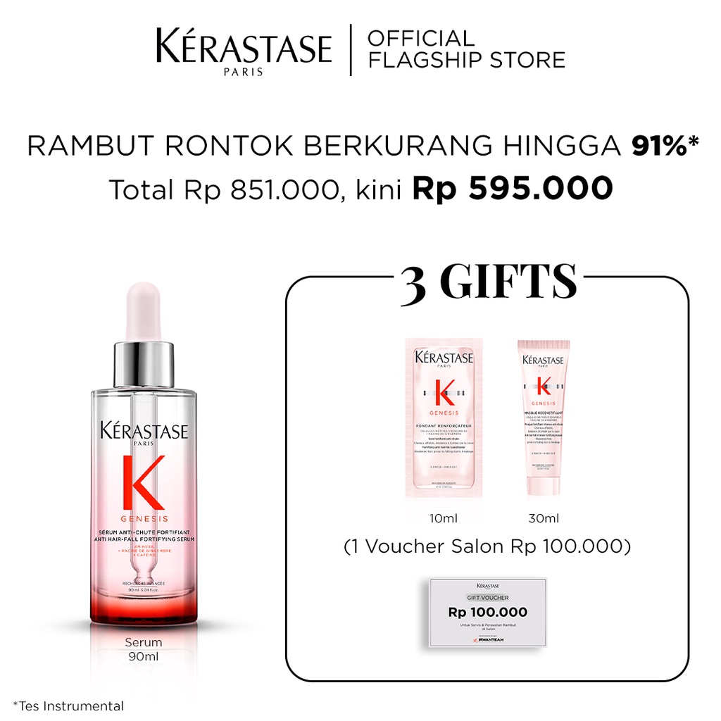 Kerastase Anti Hair Fall Serum Rambut Rontok Genesis 90ml