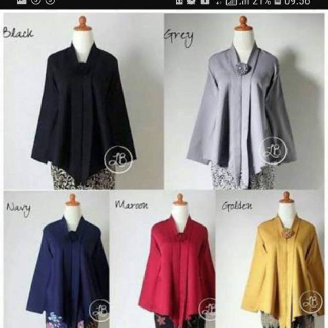 ATASAN KEBAYA/ KUTUBARU /KUTUBARU  FLOY ATASAN KUTUBARU / KEBAYA MODERN / KEBAYA TERBARU / KEBAYA