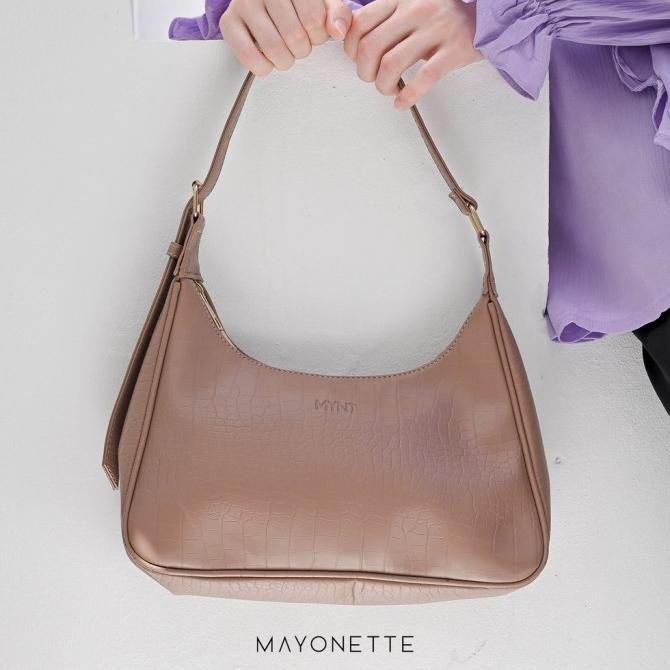 Mayonette Boram Shoulder Bag Croco Vintage Bag Tas Wanita Terbaru 2021
