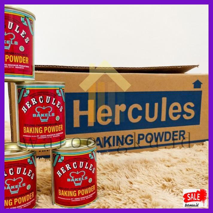 

DERPOWBAKING- HERCULES BAKING POWDER DOUBLE ACTING KALENG 110GR -ASLIII.