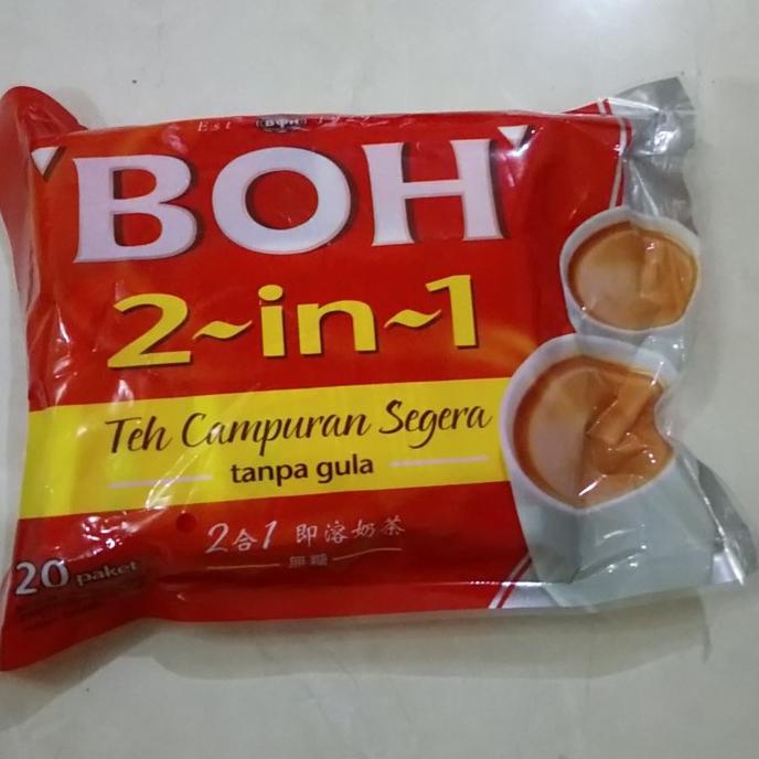 

[COD] boh teh tarik less sugar no sugar added [COD]