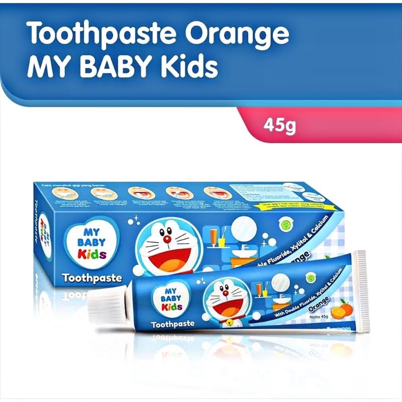 My Baby Tooth Paste Kids Pasta Gigi Odol Anak Floride Perawatan Gigi Susu Anak Anti Lubang