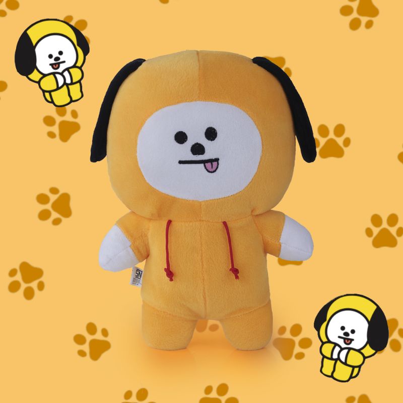 Boneka BTS Series Kuning Berlabel SNI Bahan Premium | Boneka Cantik Lucu Lembut Ditangan Bahan Velboa Berkualitas