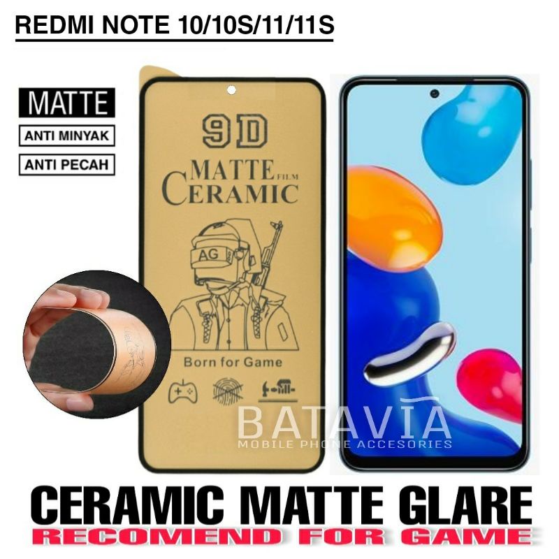 Jual Matte Glass Xiaomi Redmi Note 11 Note 11s Note 10 Note 10s Ceramic Matte Full Layar 2628