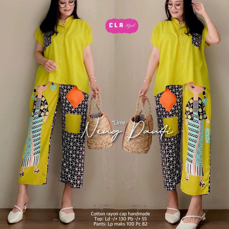 Neng Danti Set Ori CLA Hijab Setelan Pakaian Wanita Kekinian Surakarta Solo