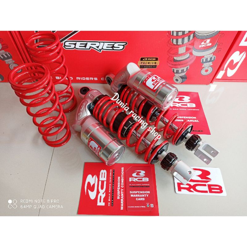 Shock RCB VS Series Nmax New Nmax Old PCX ADV AEROX 155 New AEROX CONNECTED Klik Rebond 305MM 330MM Shock RCB VS Premium Black Series Original RCB