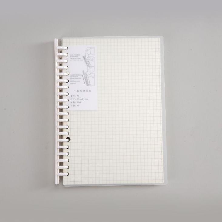

pon Binder Note Spiral Ring Model ( Garis, Polos, Dotted , & Grid ) A5 & B5 - 80 lembar Promo 2020