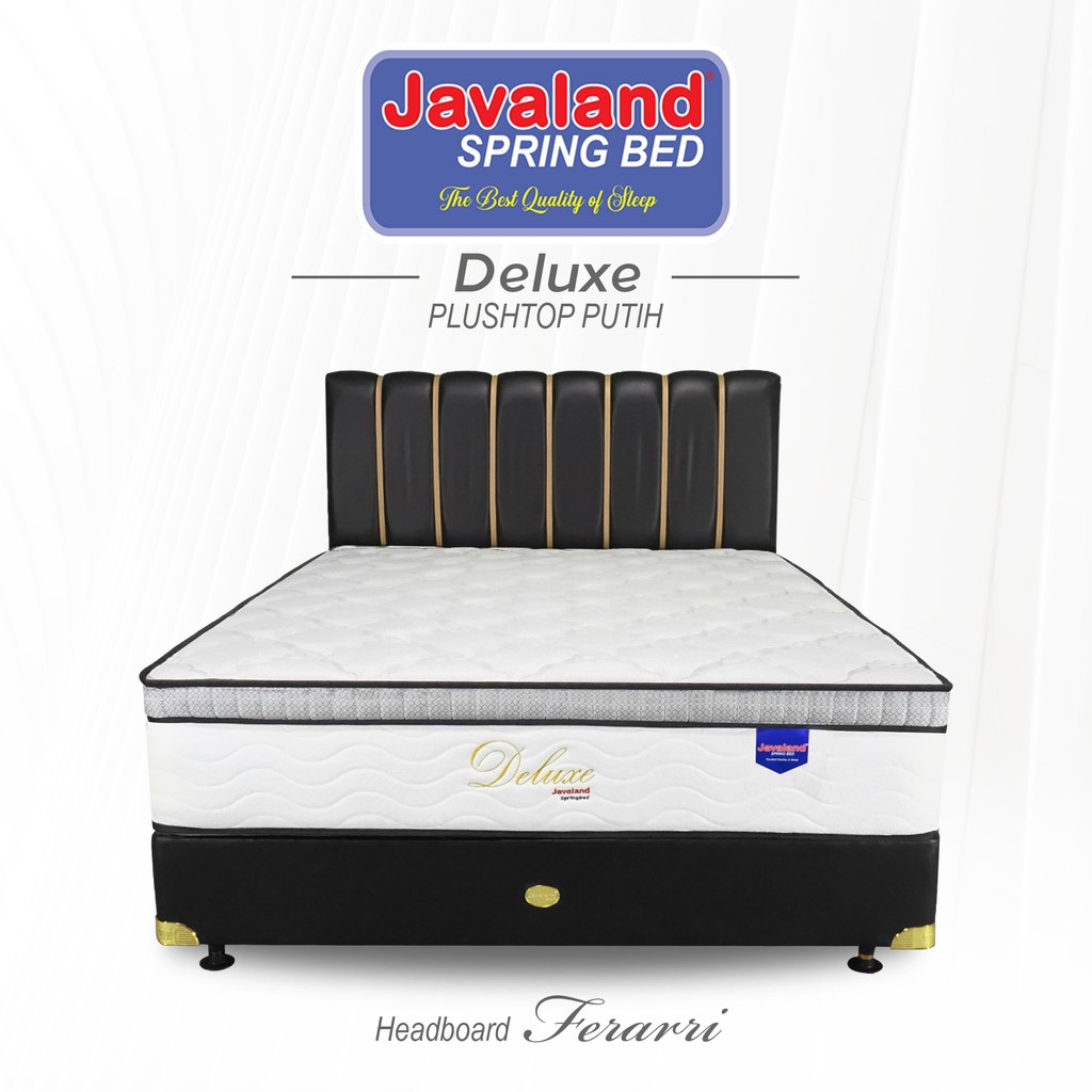 [JAVALAND] DELUXE PLUSHTOP Garansi 15 tahun (Springbed+Divan+Sandaran)