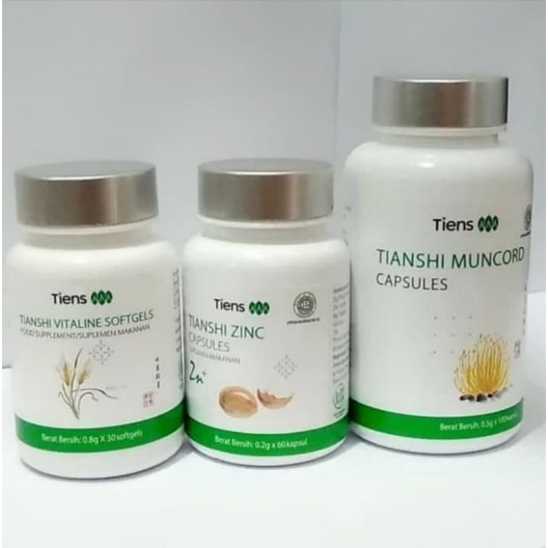Paket Volcano Tiens Muncord Zinc Vitaline