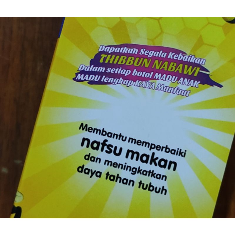 MADU RATU LEBAH JUNIOR DHA GOLD PLUS OMEGA 3 / NAFSU MAKAN / IMUN / PERTUMBUHAN OTAK