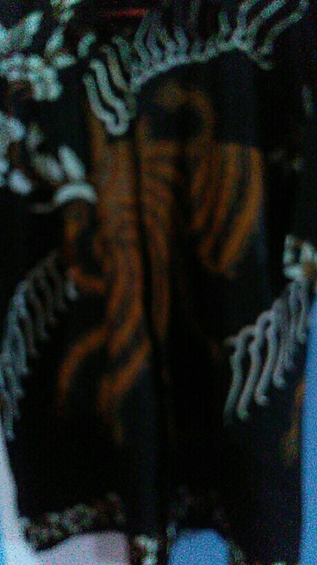 Kemeja Baju Batik Gamis Seragam Hajatan Hitam Manis