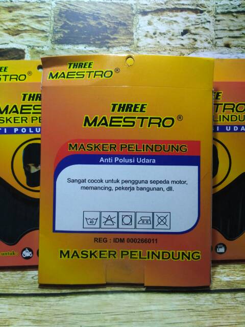 masker ninja THREE MAESTRO
