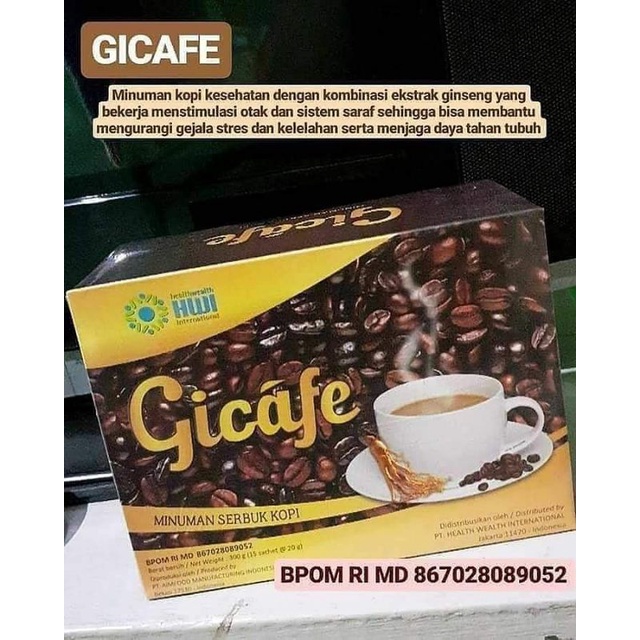 

Gicafe Kopi Gingseng HWI