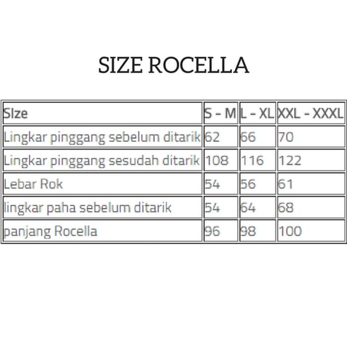 ROCELLA Rok Celana (L-XL) Muslimah/Kerja/Gaul/Kuliah