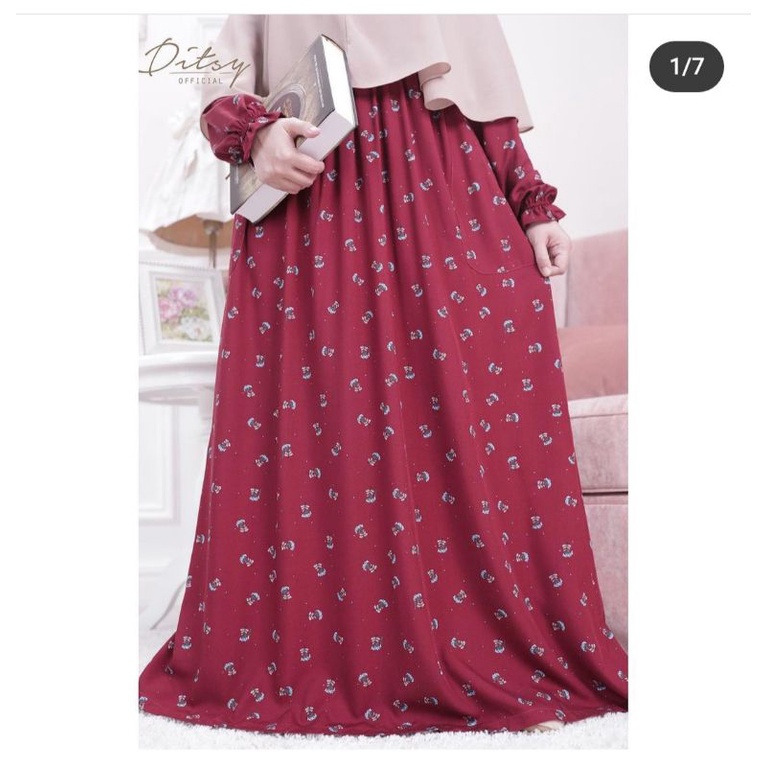 LICCEA MAROON SIZE M - DITSY JULI