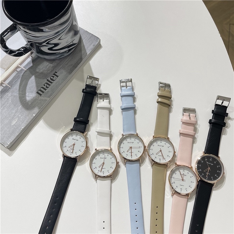 BUY 1 GET FREE 2 Jam Tangan Unisex Casual Simpel All-Match Watch Double Digital Versi Korea