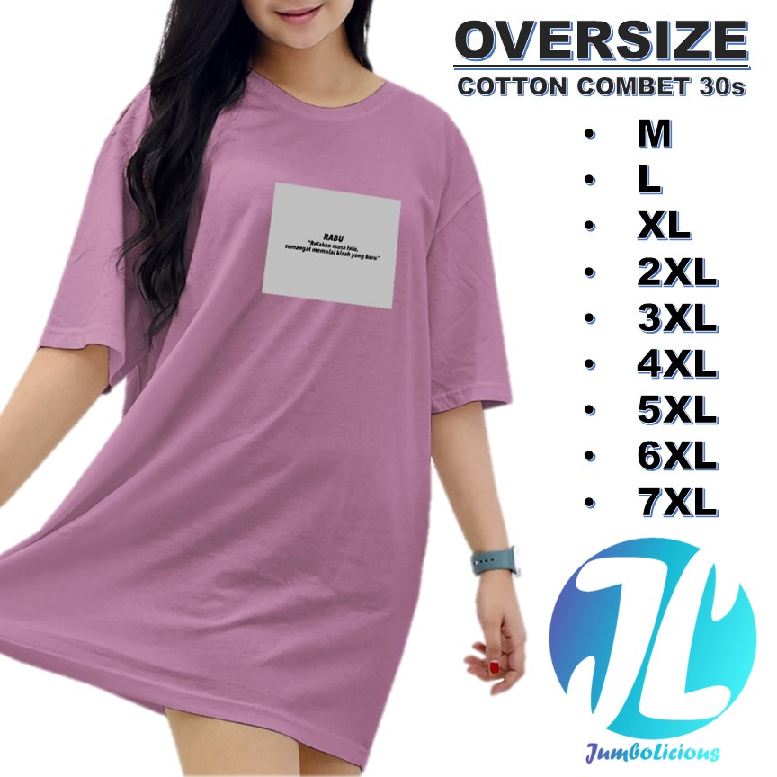 Kaos Jumbo Oversize Wanita Korea ld 130 ld 120 ld 140 Lengan Pendek Import Murah Baju Wanita Oblong 