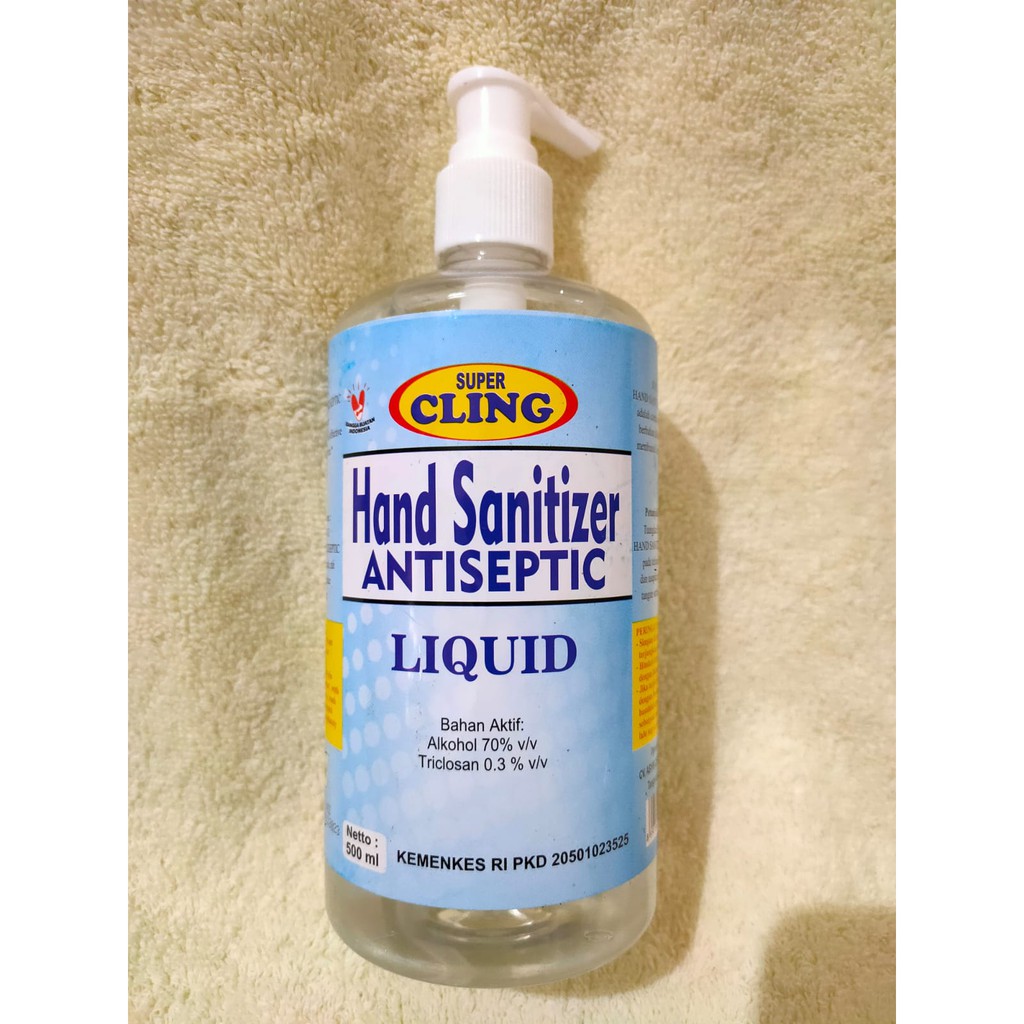 Rc Hand Sanitizer Ukuran 250 ml Spray Cair Antiseptik Liquid