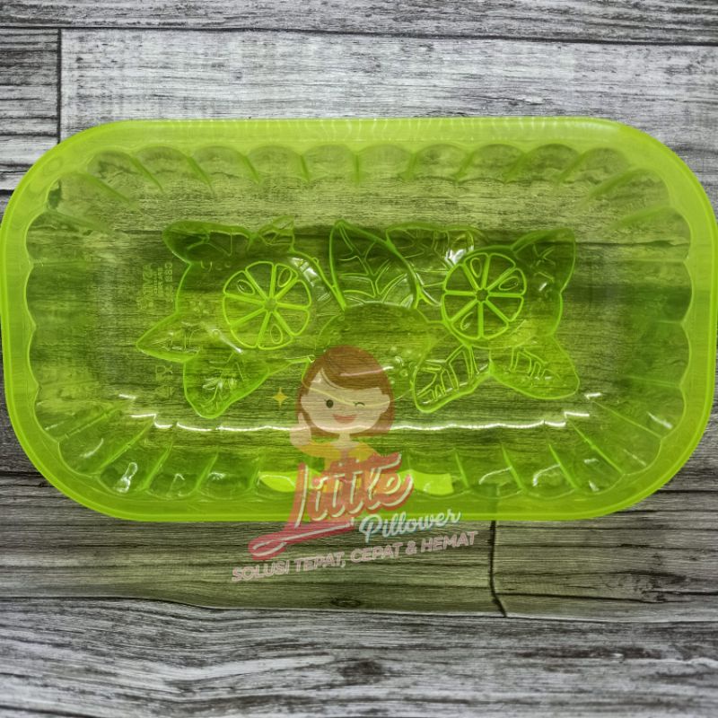 Cetakan Buah Rectangular - Cetakan kue bolu kukus agar jelly pudding